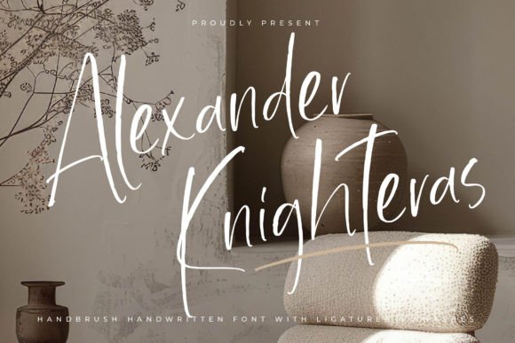 Alexander Knighteras: A Handwritten Font That Stands Out in Fast-Scrolling Feeds