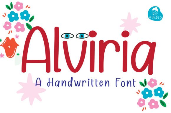 Alviria: A Playful Handwritten Typeface for Digital Charm
