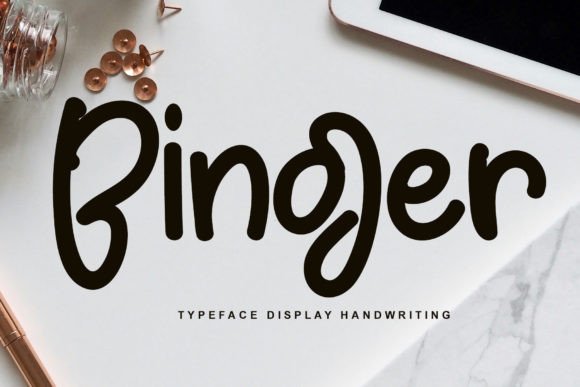 Binger: A Festive Script Font for Handmade Joy