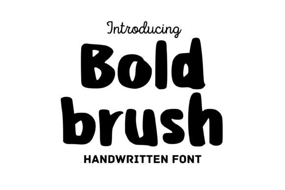 Bold Brush: A Handmade Script Font That Feels Like Your Best Creative Instinct