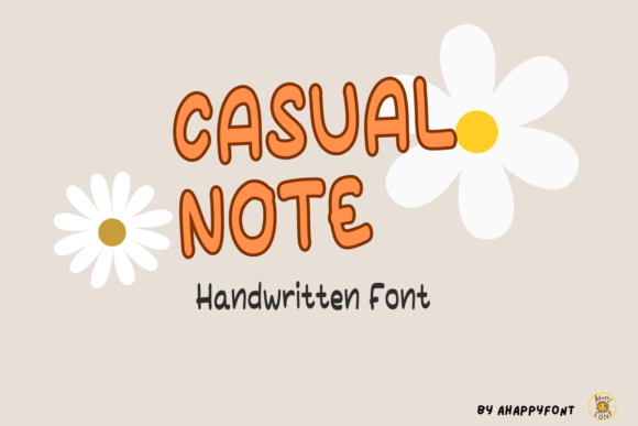 Casual Note: A Handwritten Font That Feels Like Your Best Creative Idea