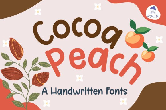 Cocoapeach: A Handwritten Font That Feels Like a Quiet Conversation