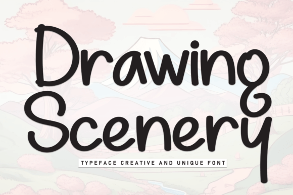 Drawing Scenery: A Handwritten Font That Feels Like Your Brand’s Voice