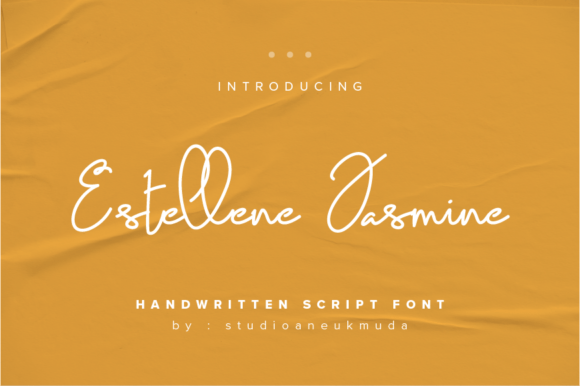 Estellene Jasmine: A Handwritten Font That Feels Like Home