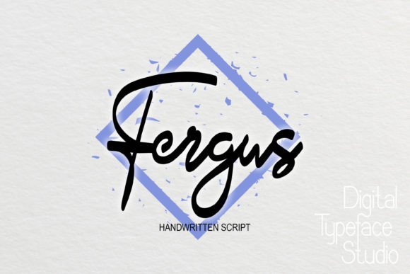 Fergus: A Stylish Handwritten Font for Editorial Design