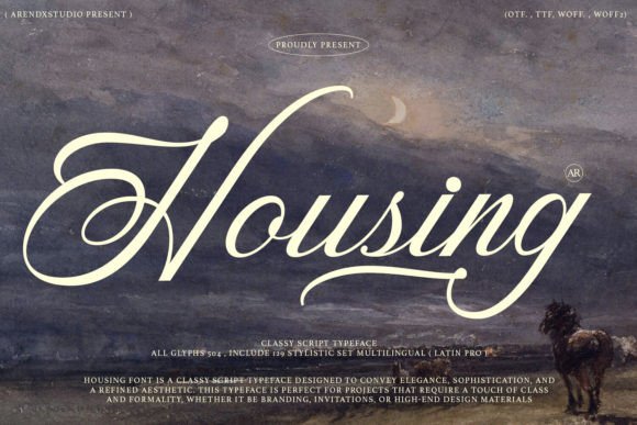 Housing: A Font for Timeless Elegance