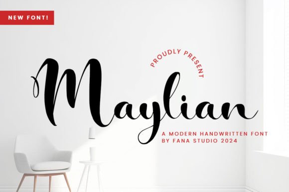 Maylian Script Font for Professional Small Business Branding