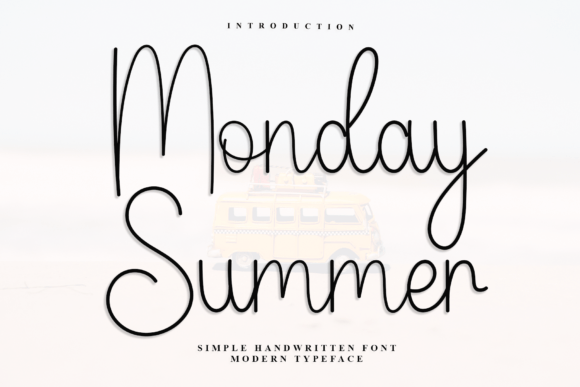 Monday Summer: A Handwritten Font That Makes Your Brand Feel Fresh