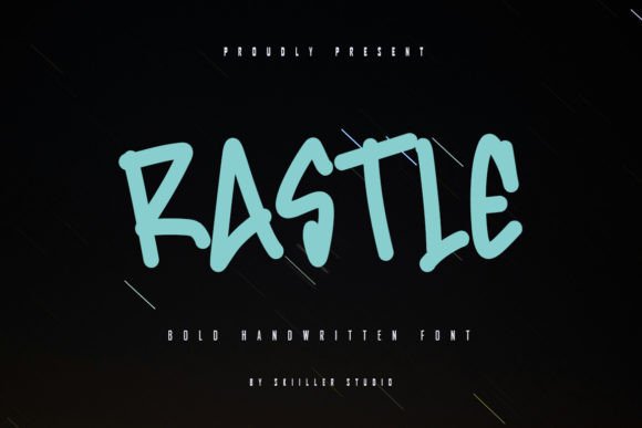 Rastle: A Bold Handwritten Font for Crafters & Sellers