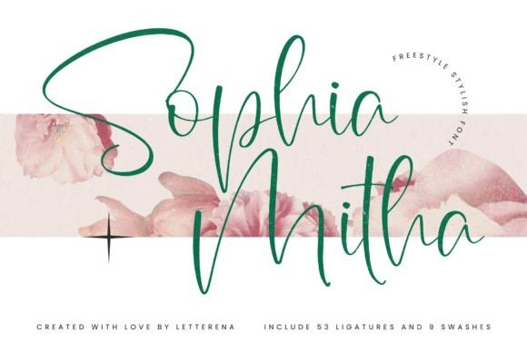 Sophia Mitha: A Handwritten Typeface That Elevates Digital Branding