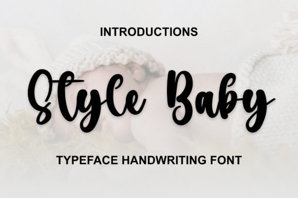 Style Baby: A Dainty Script Font for Editorial Warmth