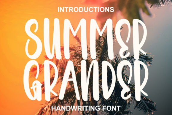 Summer Grander: A Font That Elevates Every Editorial Moment